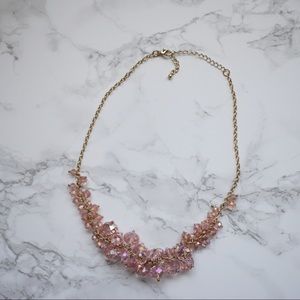 Forever 21 Light Pink Statement Necklace